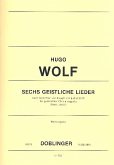 6 geistliche Lieder für gem Chor a cappella Partitur