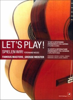 Cover Let's play 16 leichte und unterhaltsame Arrangements für 2 Gitarren