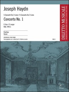 Cover Concerto C-Dur Nr.1 Hob.VIIh:1 für 2 Lyren (2 Altblockflöten) und Orchester Partitur