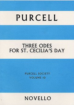 The Works of Henry Purcell vol.10 3 Odes for St. Cecilia's Day