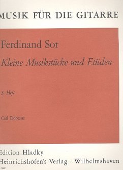 Cover Kleine Musikstücke und Etüden Band 3 für Gitarre
