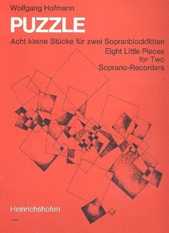 Cover Puzzle für 2 Sopranblockflöten Spielpartitur