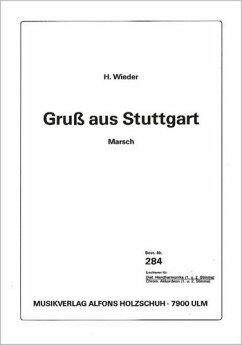 Cover GRUSS AUS STUTTGART FUER DIAT. HANDHARMONIKA (MIT 2.STIMME)