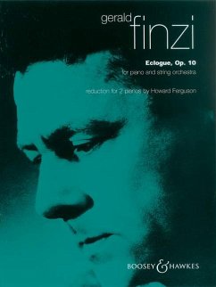 Cover Eclogue op.10 for piano and string orchestra for 2 pianos score