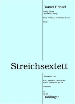 Klärchens Lied op.20 für 2 Violinen, 2 Violen und 2 Violoncelli Stimmen