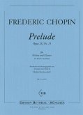 Prelude op.28,15 für Violine und Klavier Prelude op.28,15 für Violine und Klavier