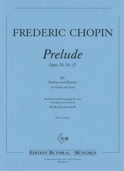 Cover Prelude op.28,15 für Violine und Klavier