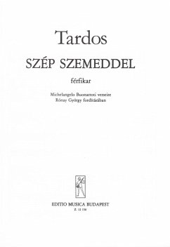 Cover Tardos Béla Szép szemeddel Lower Voices