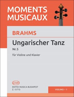 Cover Ungarischer Tanz Nr.5 für Violine und Klavier