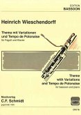 Thema mit Variationen für Fagott und Klavier Thema mit Variationen für Fagott und Klavier