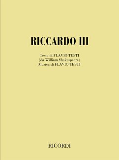 Cover F. Testi Riccardo III Books (Opera)
