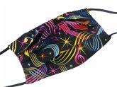 Gesichtsmaske mit Musik Design 35 - 'a colorful statement' 18,5 x 9,5 cm Gesichtsmaske mit Musik Design 35 - 'a colorful statement' 18,5 x 9,5 cm