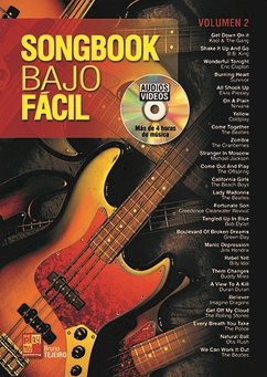 Cover Songbook Bajo Fácil - Volumen 2 Bass Guitar Book & DVD