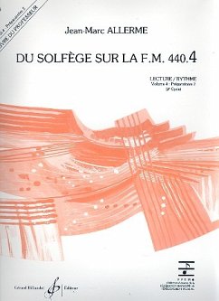 Du solfčge sur la f.m. 440.4 - lecture/rythme vol.4 - préparatoire 2 livre du professeur