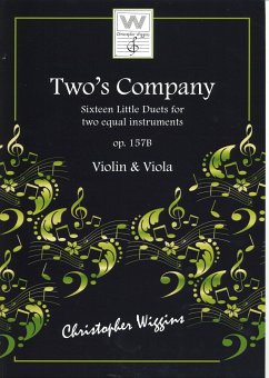 Cover Two's Company op.157b for violin and viola score