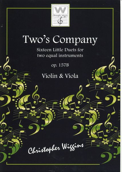 Two's Company op.157b for violin and viola score