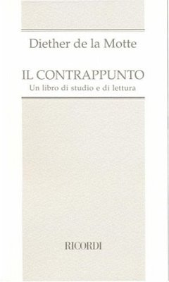 Cover D. de la Motte Il Contrappunto Classical