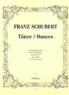 Tänze für 4 Blockflöten (SATB) Partitur und Stimmen