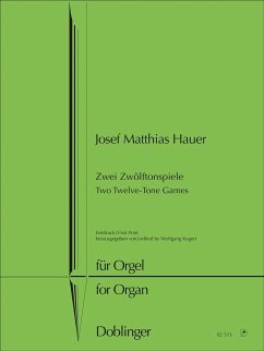 Cover 2 Zwölftonspiele für Orgel