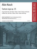 Tantum ergo op.25 für gem Chor, Solo-Violine, 2 Oboen, 2 Hörner, Pauken und Streicher Partitur und Stimmen (2-2-1-1-1)