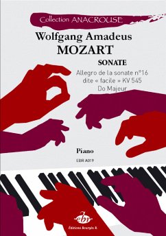 Cover Wolfgang Amadeus Mozart, Sonate KV 545 Piano