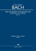 Wer da gläubet und getauft wird Kantate Nr.37 BWV37 Studienpartitur (dt/en)