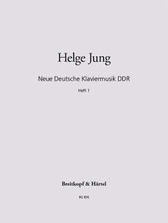 Cover Neue Klaviermusik Band 1 Deutsche Demokratische Republik