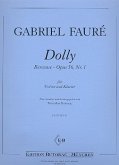 Dolly aus Berceuse op.56,1 für Violine und Klavier Partitur und Stimme