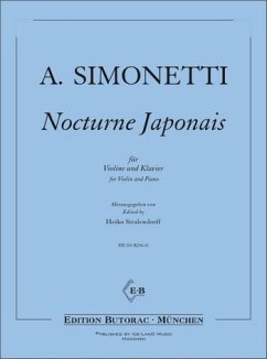 Cover Nocturne Japonaise für Violine und Klavier