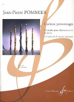 Cover Curieux personnages pour clarinette et piano