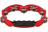 Tycoon: Plastic Tambourine w/Steel Jingles - Red Tycoon: Plastic Tambourine w/Steel Jingles - Red