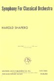 Symphony for classical orchestra score Symphony for classical orchestra score