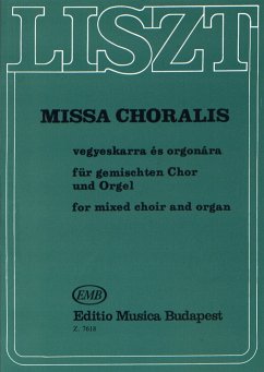 Cover Missa choralis für gem Chor und Orgel Partitur