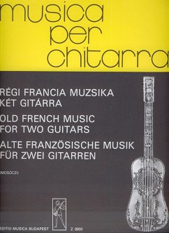 Cover Alte französische Musik für 2 Gitarren Spielpartitur