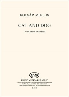 Cover Cat and dog 2 children's choruses for female chorus a cappella