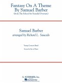 Samuel Barber, Fantasy on a Theme by Samuel Barber Concert Band Partitur + Stimmen