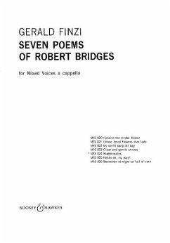 Seven Poems of Robert Bridges op. 17/5 gemischter Chor (SSATB) Chorpartitur mit Klavierbegleitung zu Probenzwecken