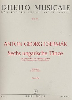 6 ungarische Tänze für Streichquartett (Streichorchester) Stimmen