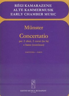 CONCERTATIO PER 2 OBOI, 2 CORNI IN FA E BC PARTITURA+PARTI CONCERTATIO PER 2 OBOI, 2 CORNI IN FA E BC PARTITURA+PARTI