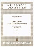 Werner Einfeld Zwei Stücke für Akkordeon-Orchester Akkordeon-Orchester Partitur