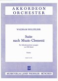 Waldram Hollfelder Suite nach Muzio Clementi Akkordeon-Orchester Partitur