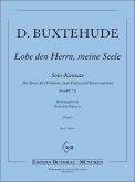 Lobe den Herren meine Seele BuxWV71 für Tenor, 3 Violinen, 2 Violen und Bc Partitur und Stimmen