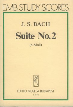 Cover Suite h-Moll Nr.2 BWV1067 für Flöte und Streicher, Studienpartitur