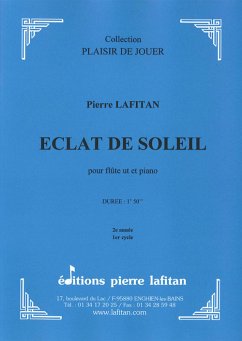 Lafitan, Pierre, Eclat De Soleil Flűte traversičre et piano