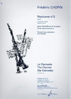 Cover Nocturne no.2 op.9 pour clarinette et piano