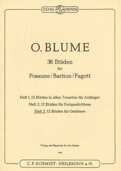 Cover 12 Etüden für Geübtere für Posaune