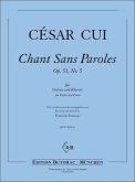 Chant sans paroles op.51,5 für Violine und Klavier