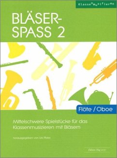 Cover Bläser-Spaß Band 2 (+CD) für Blasorchester Flöte/Oboe