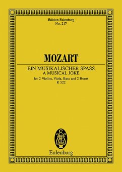 Cover Sextett F-Dur KV522 für 2 Hörner und Streichquartett Studienpartitur