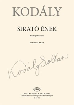 Cover Kodály Zoltán Dirge Mixed Voices